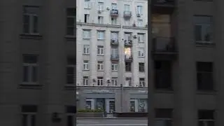 Morning Scene from Moscow Russia 
