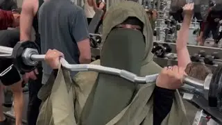 When Muslim women go to public gyms!