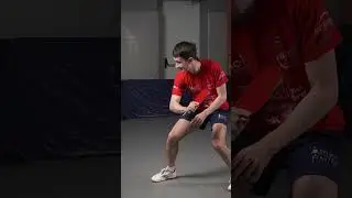 Подрезка слева. Артур Абусев. Chop backspin #tabletennis #sports #настольныйтеннис #pingpong