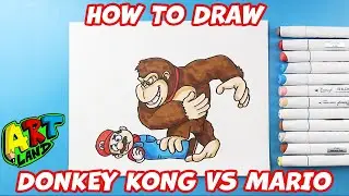 How to Draw Donkey Kong vs Mario l Super Mario Bros Movie