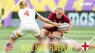 Red Roses start WXV title defence in style | USA v England | Full Match Replay | WXV 1 2024