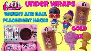 LOL Surprise Under Wraps Gold Ball Placement and Weight Hacks Series 4 Eye Spy Decoder LOL kids Toys