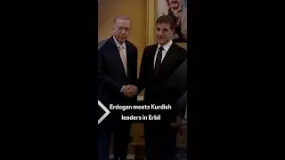 Erdogan meets Kurdish leaders in Erbil