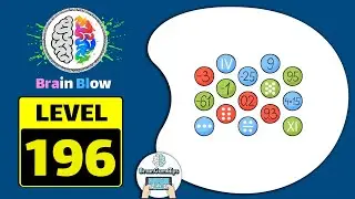 Brain Blow Level 196 Mark the segments in order Walkthrough