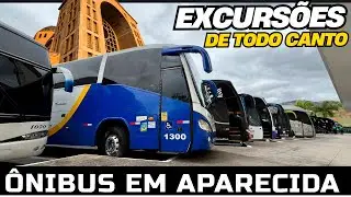 + DE 500 Ônibus DIFERENTES EM APARECIDA COM GENTE DE TUDO QUE É CANTO | Parte 2