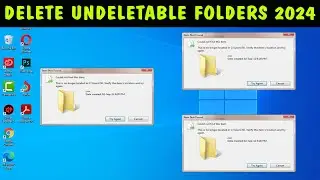 How to Delete Undeletable Files & Folders in Windows 10/11 | Delete Undeletable Files & Folders 2024