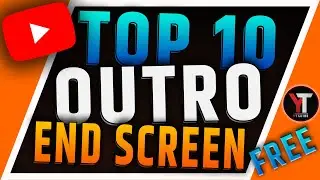 Top 10 Best YouTube End Screen Template | Top 10 Best YouTube Outro Template - FREE | YT Guide by RK