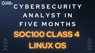 Cybersecurity Analyst Part 4 - SOC100 - Linux CLI, Bash, Scripting, Data Streams, Vim, Backup Tool