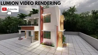 lumion render contemporary house