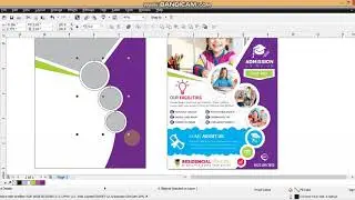 How to Make School Flyer Design Using Coreldraw - Ahsan Sabri