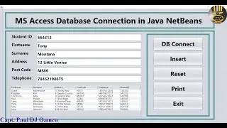 How to Connect Access Database in Java NetBeans - Full Tutorial