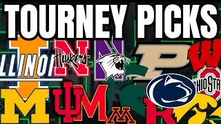 Predicting every game of the Big Ten Tournament