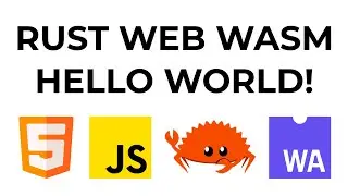 Hello world rust web wasm program