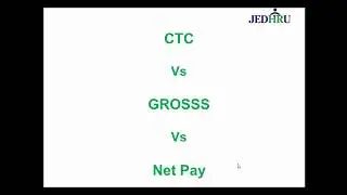 Salary Breakup | How to calculate Net Pay | Cost To Company Vs Vs Gross Vs Net Pay