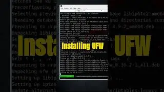 Quick Tip Installing UFW & Allowing SSH on Debian #sysadmin #debian #ufw #ssh #itsecurity #shorts