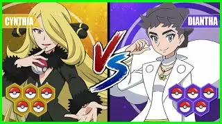 Pokemon Battle Pedia: Cynthia Vs Diantha