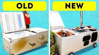 RECYCLING OLD FRIDGE
