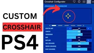 How do you get a Custom Crosshair in Fortnite PS4?
