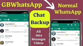 Gb whatsapp se normal whatsapp me backup kaise kare | Gb whatsapp to original whatsapp backup