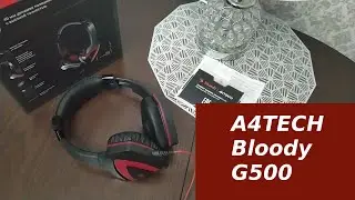 Наушники a4tech bloody g500 - годные бюджетные наушники с микрофоном