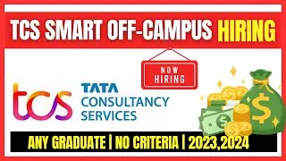 TCS biggest off campus hiring 2023 and 2024 | TCS smart hiring drive