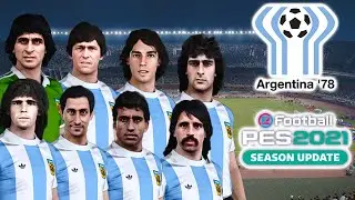 PES 2021 - Argentina 1978 World Cup squad