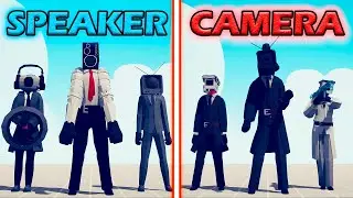 SPEAKERMAN TEAM vs CAMERAMAN TEAM - Totally Accurate Battle Simulator | TABS