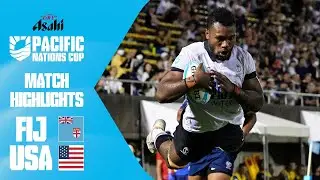 Fijian flair 🔥 | Fiji v USA | Match Highlights | Asahi Super Dry Pacific Nations Cup