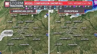 Tracking rain, snow chances for Georgia