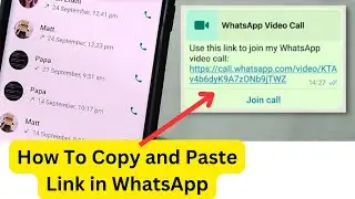 How To Copy And Paste A Link On WhatsApp