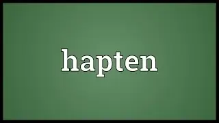 Hapten Meaning