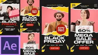 Black Friday Sale Instagram Stories | After Effects Project Files