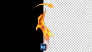 easy fire background remove in photoshop #photoshop #art #rf #viral #tutorial #graphicdesign