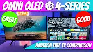 Amazon Fire TV Omni QLED vs 4-Series 43 Smart TV COMPARISON