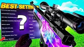 the BEST CONTROLLER SETTINGS for QUICK sniping in Black Ops Cold War.. (try this!!)