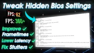 How to Tweak HIDDEN BIOS SETTINGS with Scewin (Intel & AMD)