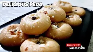 You Won't Believe How Simple This Milk Peda Recipe Is! Homemade Doodh Peda Recipe!