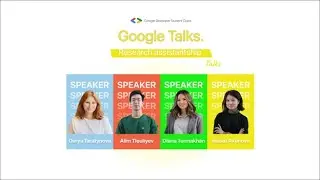 Alim Tleuliyev Google RA Talks