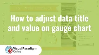 How to Adjust Data Title and Value on Gauge Chart