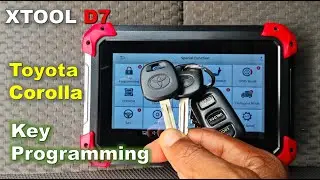 Xtool D7: Toyota Corolla car KEY PROGRAMMING / Toyota Corolla Key Replacement / All Keys Lost Toyota