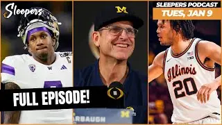 Carter has to eat 140 cookies because Michigan won the National Championship | Sleepers Pod 1-9-24