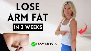 How To Lose Arm Fat For Women In 3 Weeks - Home Workout With Weights