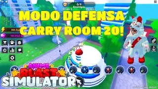🔴ANIME BLAST SIMULATOR MODO DEFENSA ROOM 20  (F2P)✨⚔️ #afs  #roblox #anime #play