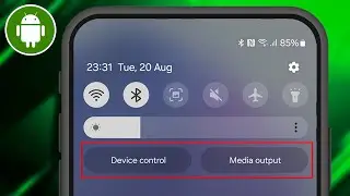 How To Remove Device Control And Media Output In Samsung Phone