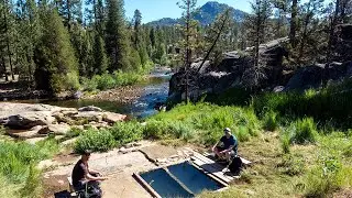 Remote Hot Springs In Sierra Nevada, California 4K - Mono Hot Springs pt.2