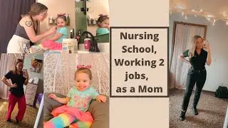 NURSING SCHOOL AS A WORKING MOM | VLOG