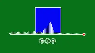 green screen audio spectrum player|| nocopyright green screen audio spectrum