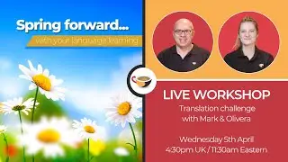 (Wednesday) Spring forward with your German: Live workshop