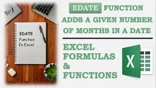 EDATE Function in Excel | #shorts