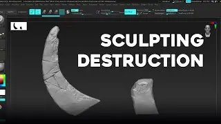 BONUS PART - Stylized 3D Asset Creation - Sculpting Destruction